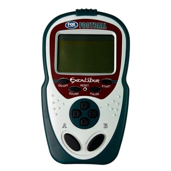Fox Sports Football Excalibur Travel Handheld Fun Elec LCD Handheld Video Game - Picture 1 of 5